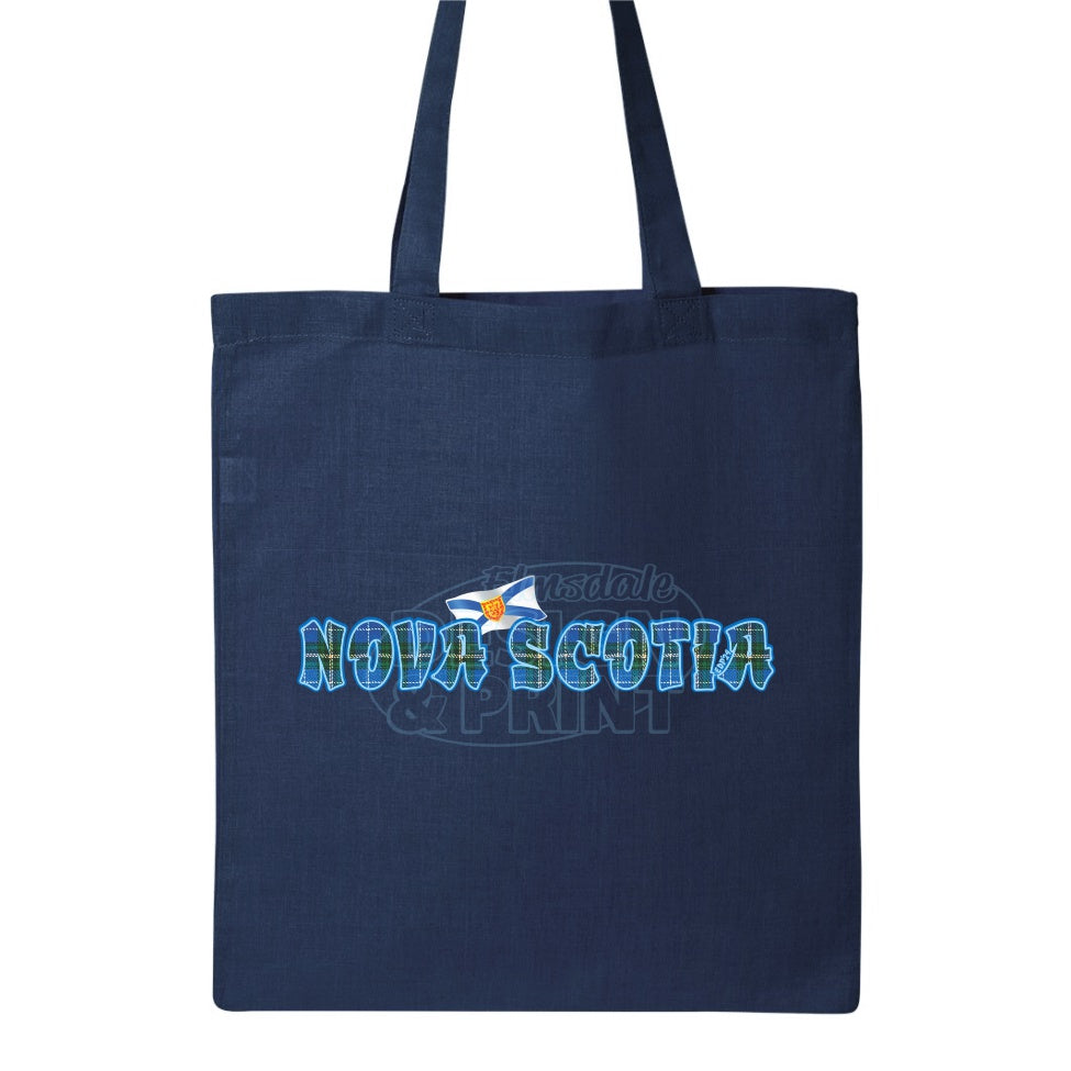 Nova Scotia Tartan Flag: Tote Bags