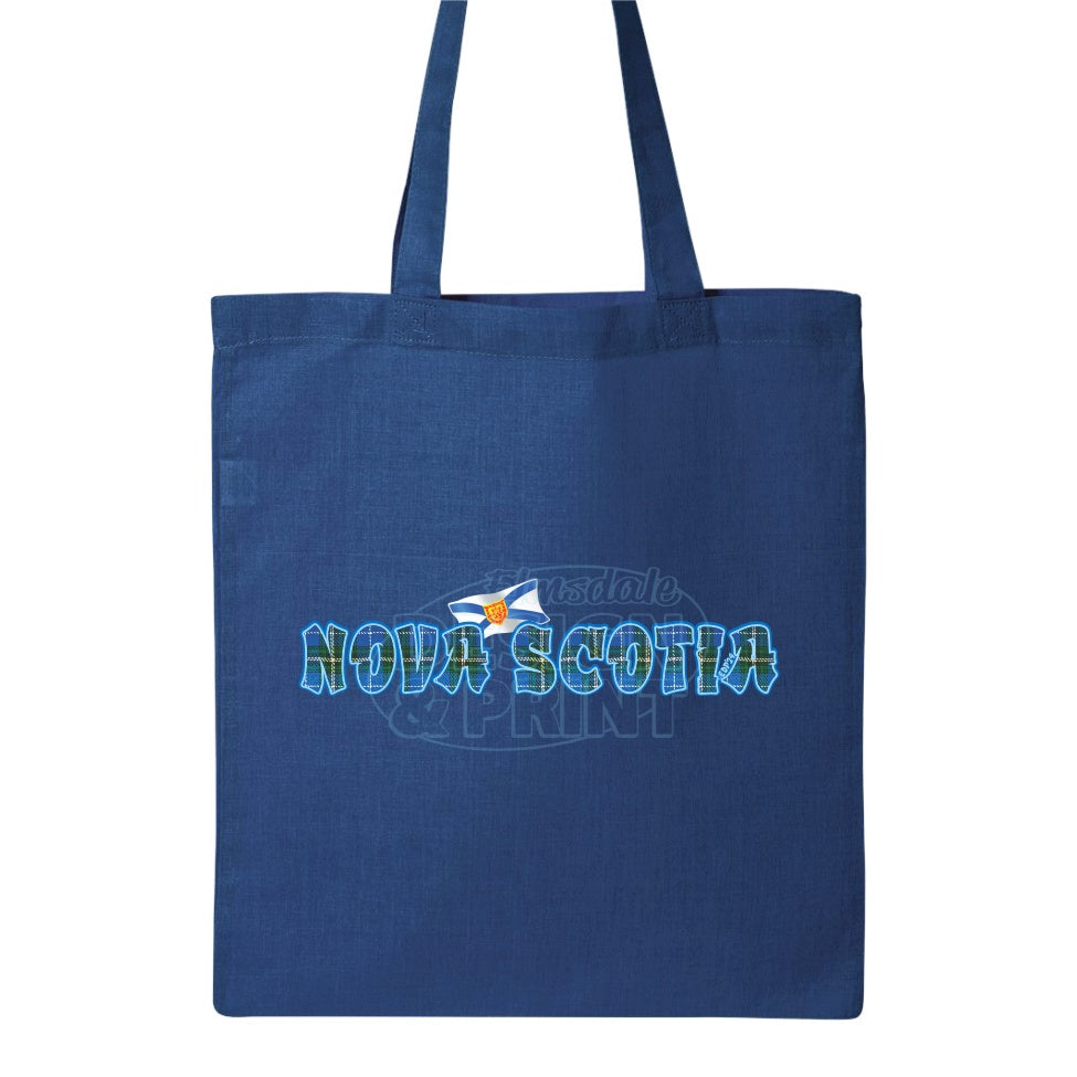 Nova Scotia Tartan Flag: Tote Bags