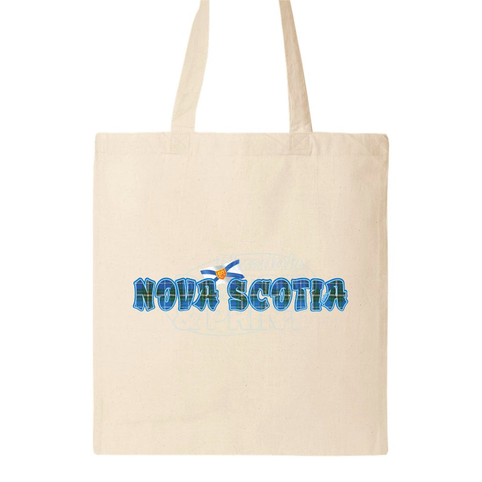 Nova Scotia Tartan Flag: Tote Bags