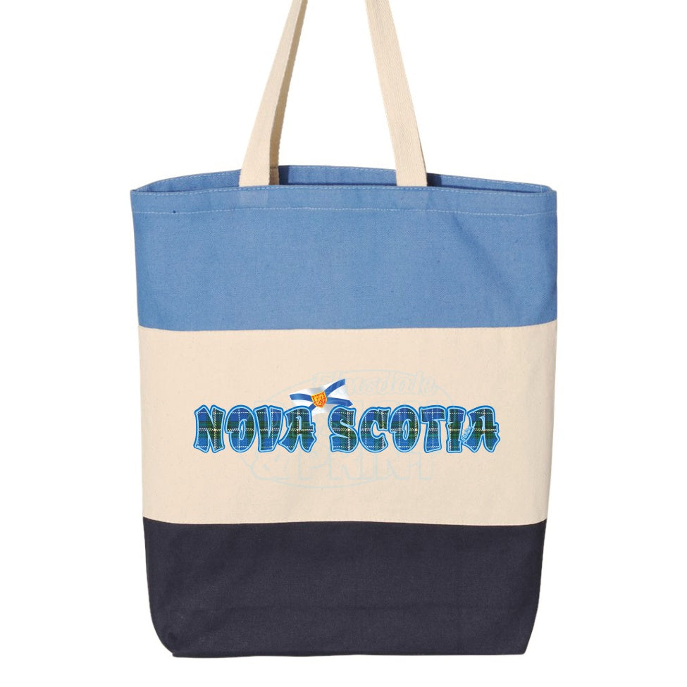 Nova Scotia Tartan Flag: Tote Bags
