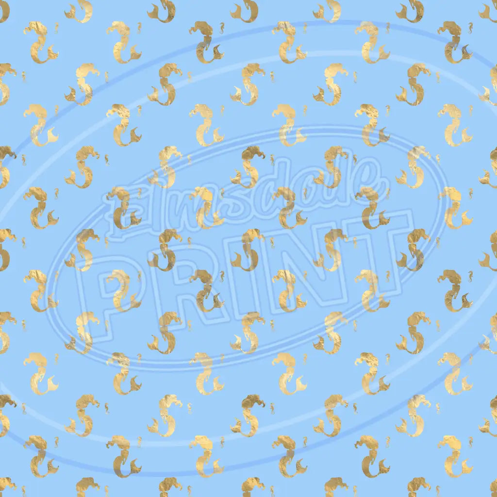 Ocean Mermaid 004 Printed Pattern Vinyl