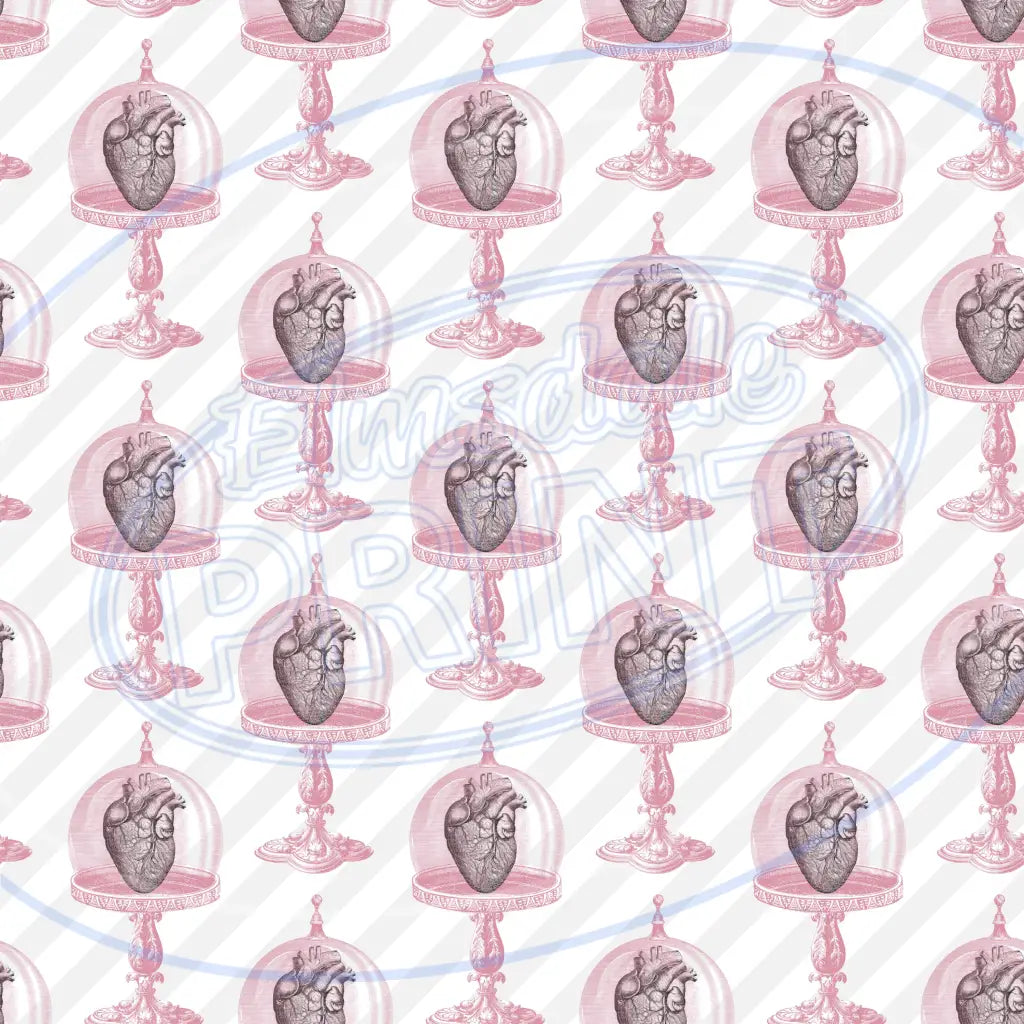 Pink Black Goth 011 Printed Pattern Vinyl