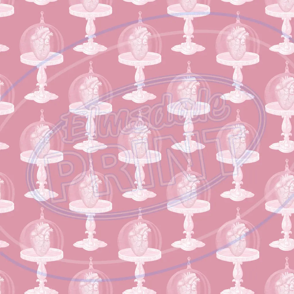 Pink Black Goth 016 Printed Pattern Vinyl