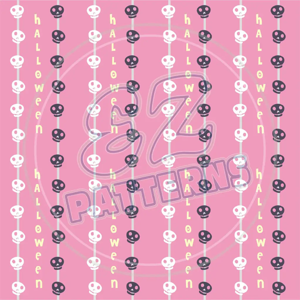 Pumpkin Head 005 Printed Pattern Vinyl