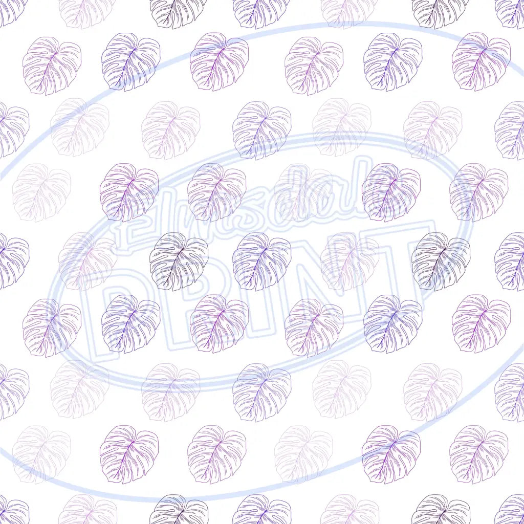 Purple Tropics 002 Printed Pattern Vinyl