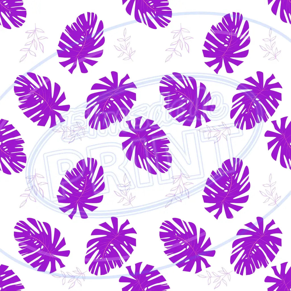 Purple Tropics 005 Printed Pattern Vinyl