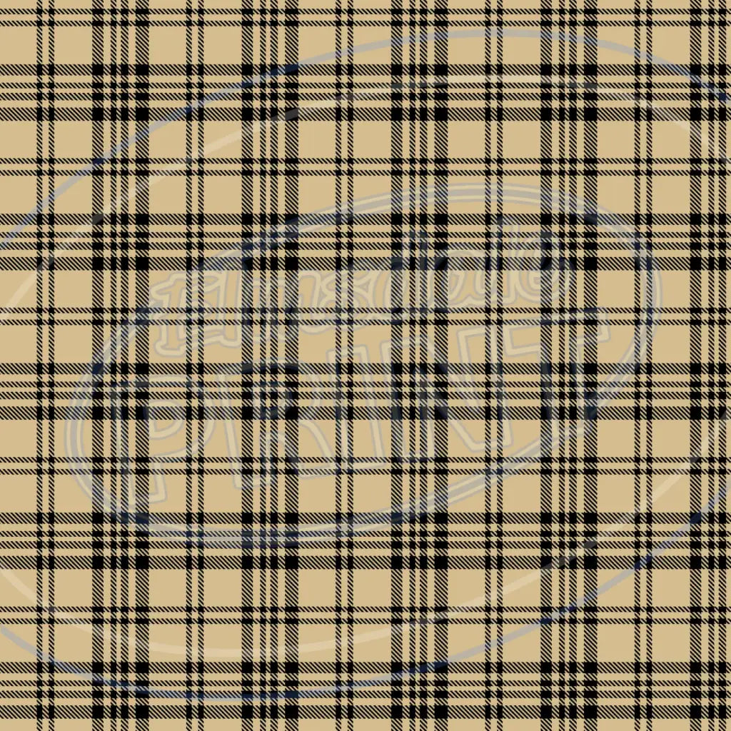 Red & Tan Plaid 011 Printed Pattern Vinyl