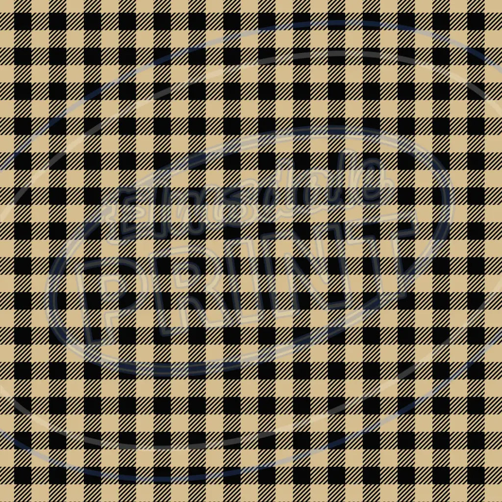 Red & Tan Plaid 015 Printed Pattern Vinyl