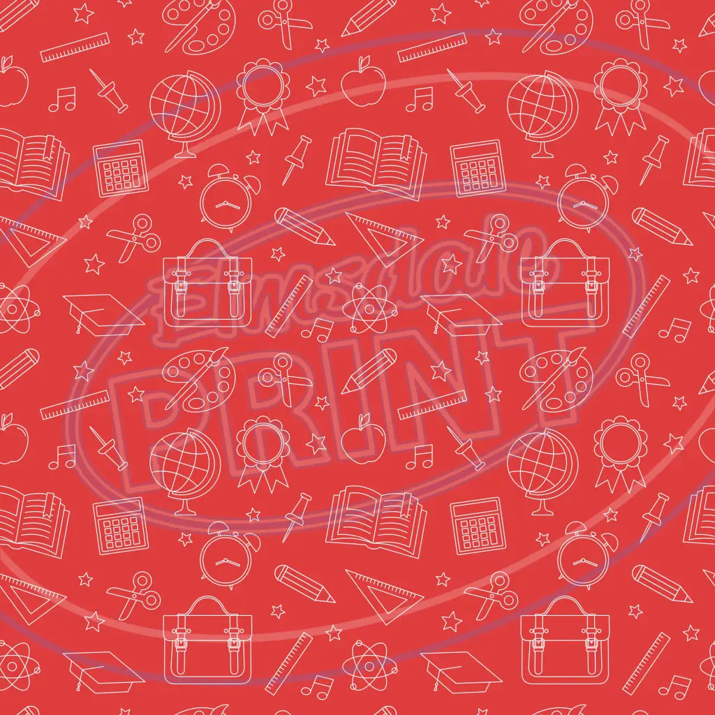 School Days 001 Printed Pattern Vinyl
