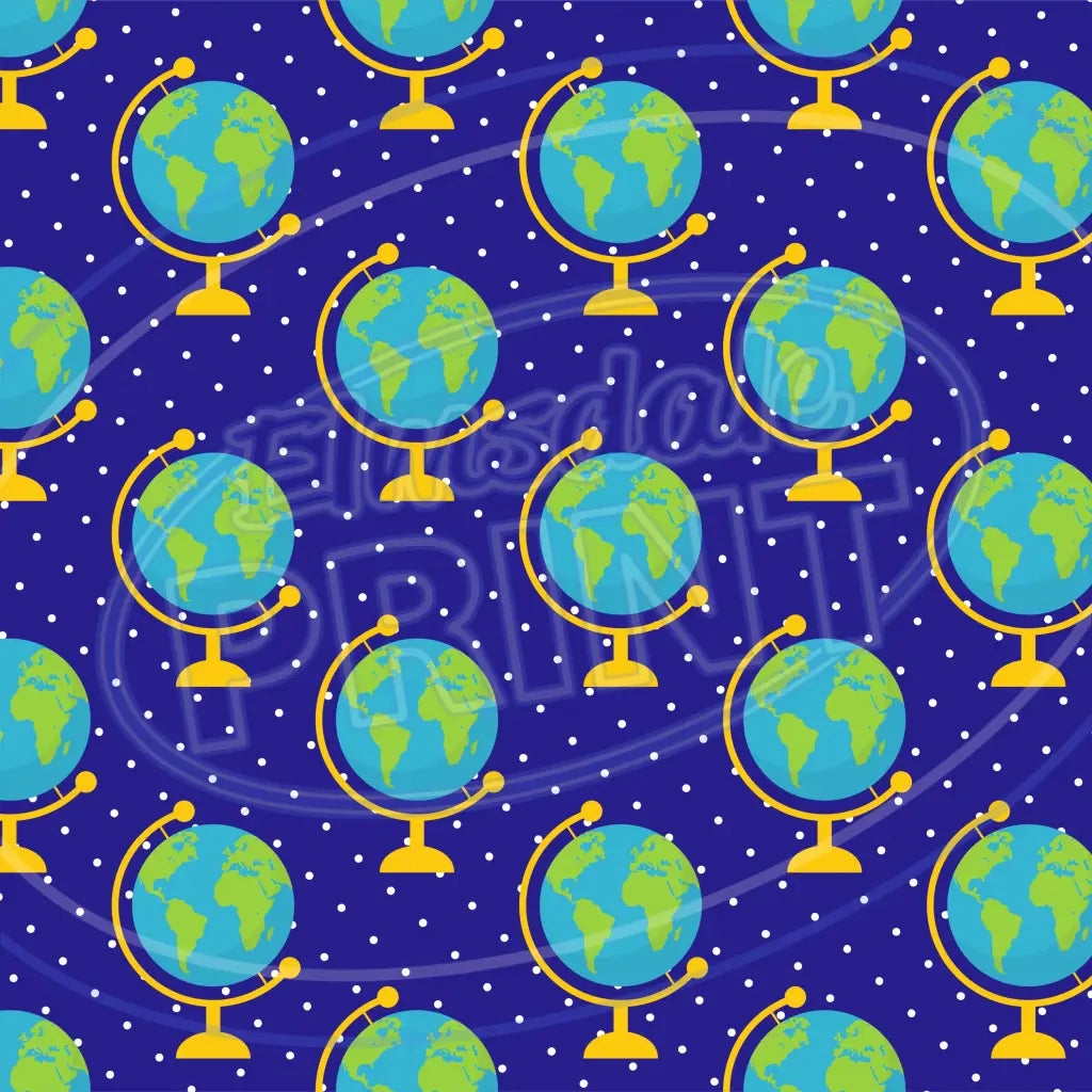School Supplies 012 Printed Pattern Vinyl