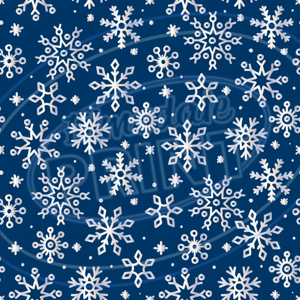 Snowflake Shimmer 001 Printed Pattern Vinyl