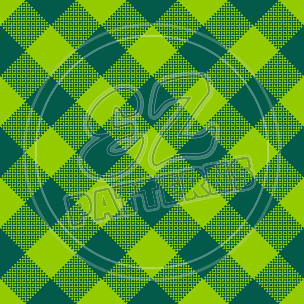 St. Pattys Plaid 010 Printed Pattern Vinyl