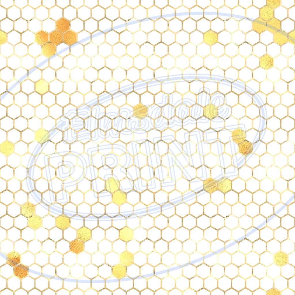 Sunflower Bees 007 Printed Pattern Vinyl
