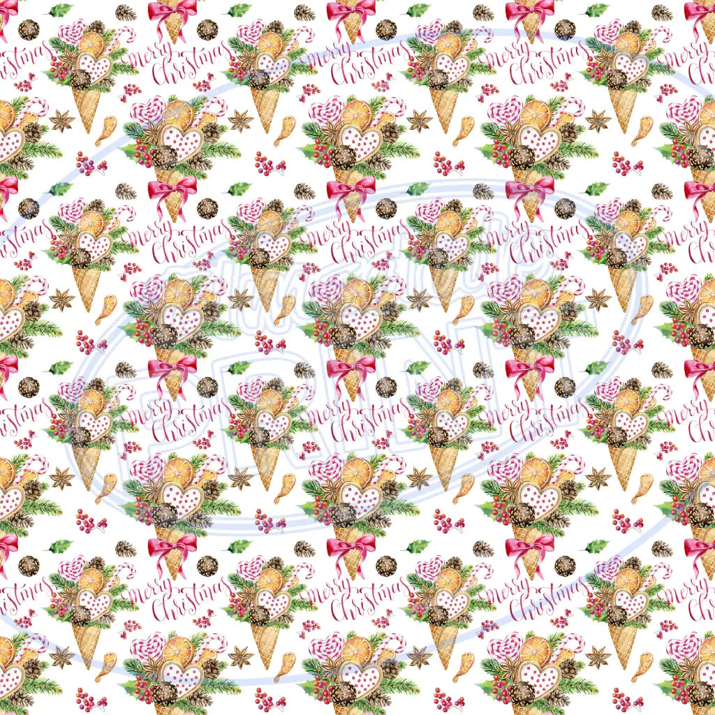 Christmas Sweets 005 Printed Pattern Vinyl