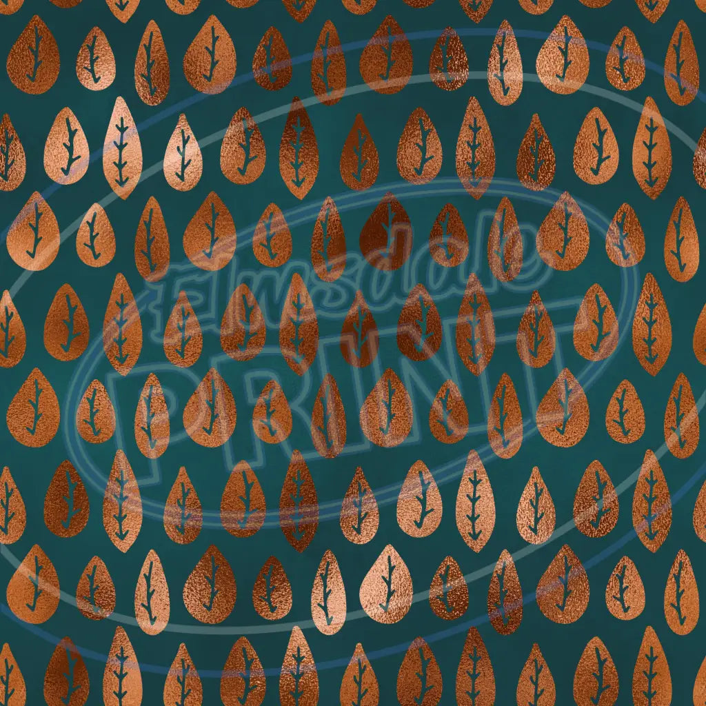 Teal Copper 004 Printed Pattern Vinyl