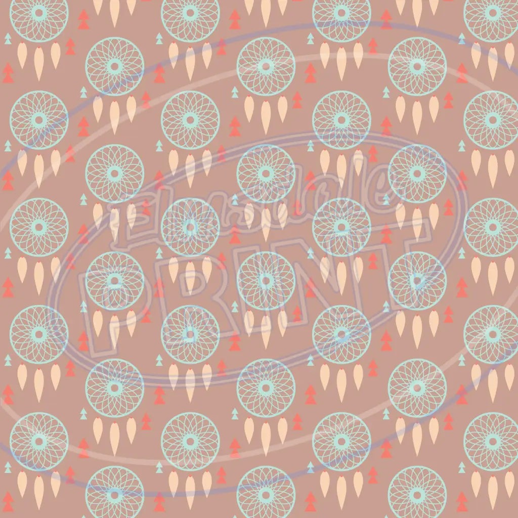 Tribal Blush 004 Printed Pattern Vinyl