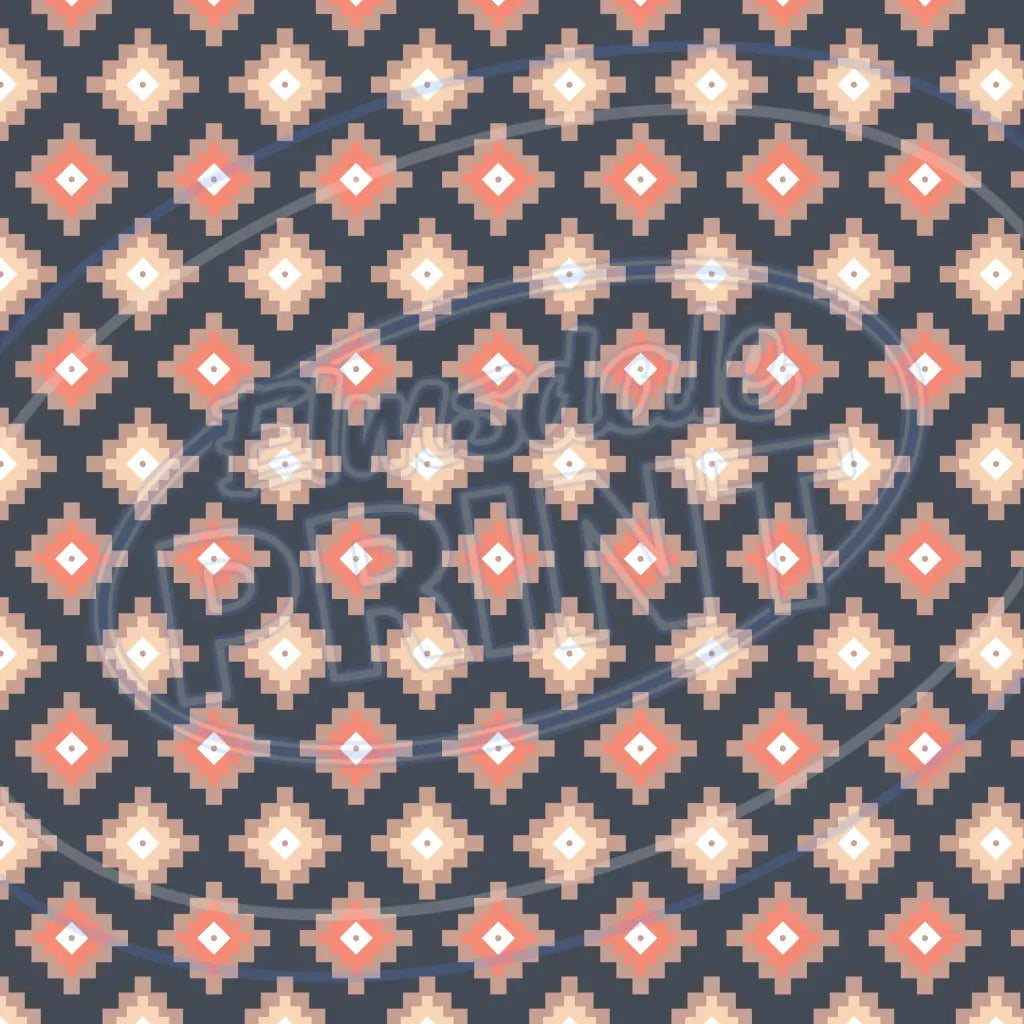 Tribal Blush 006 Printed Pattern Vinyl