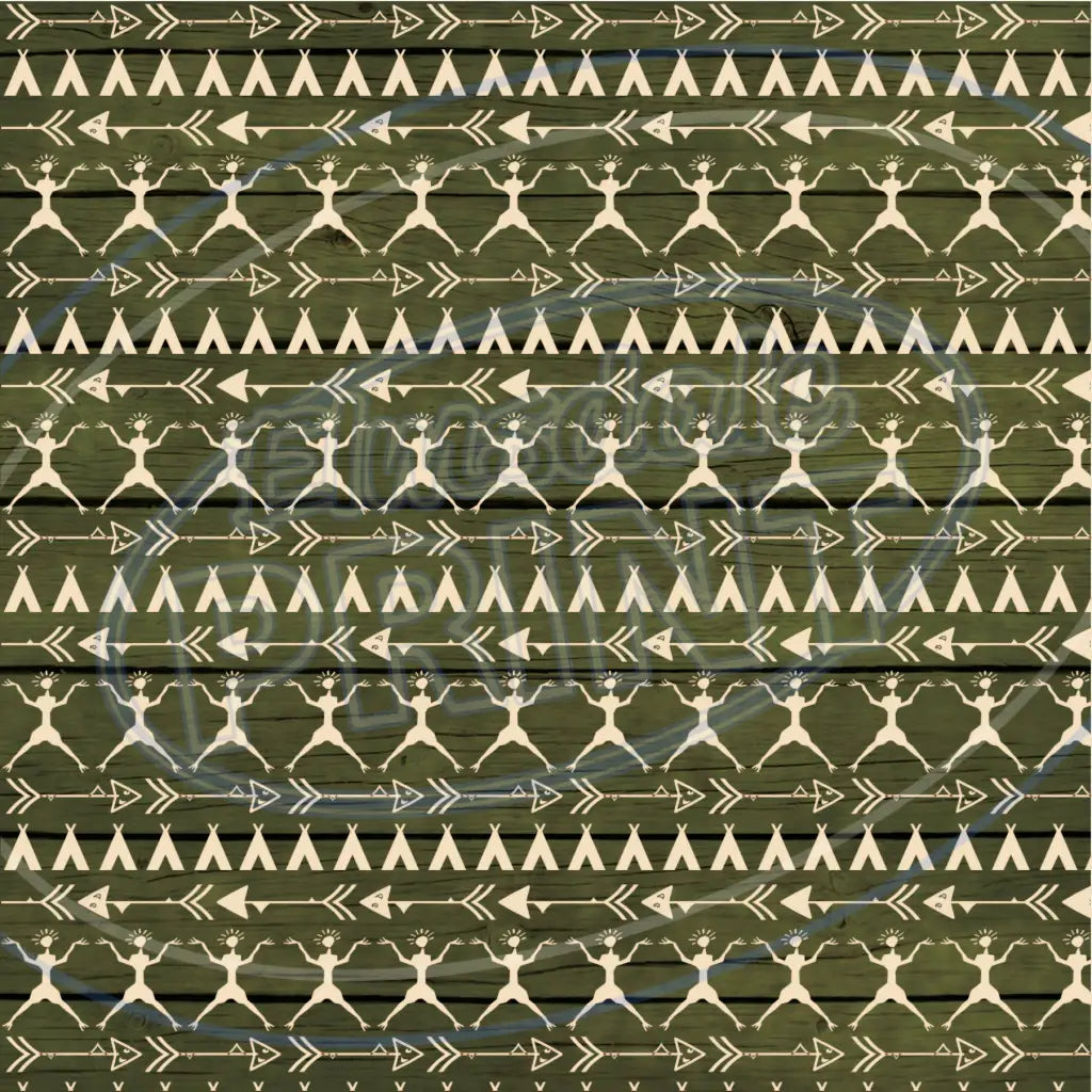 Tribal Spirit 009 Printed Pattern Vinyl