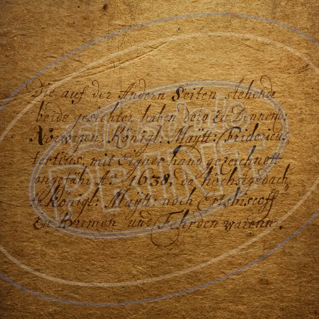 Vintage Handwriting 008 Printed Pattern Vinyl