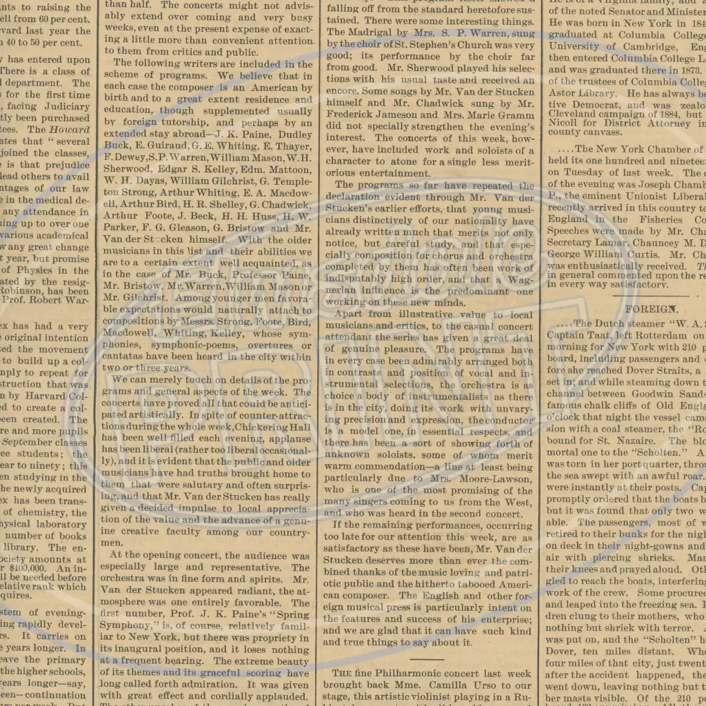 Vintage Newsprint 019 Printed Pattern Vinyl