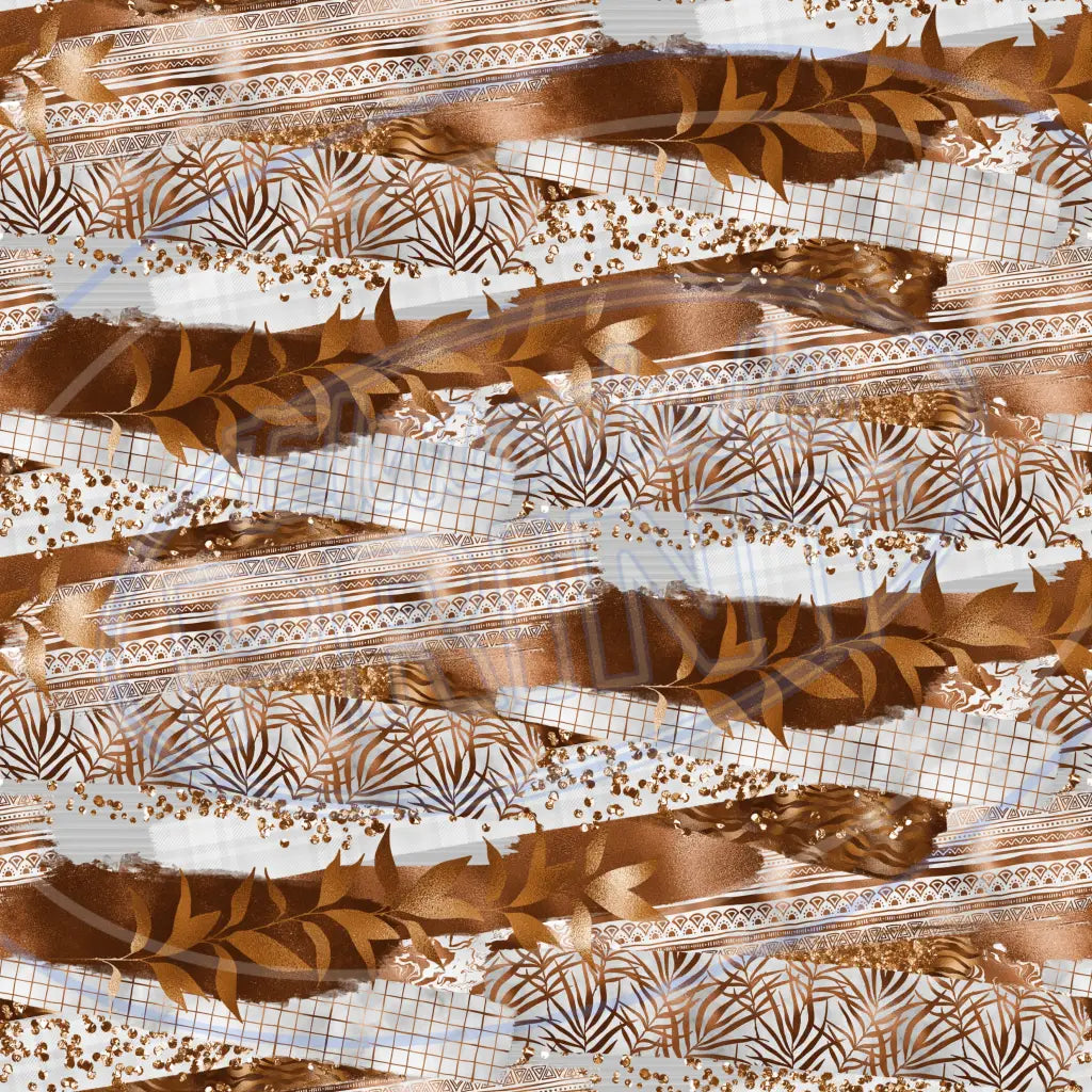 White Copper 007 Printed Pattern Vinyl