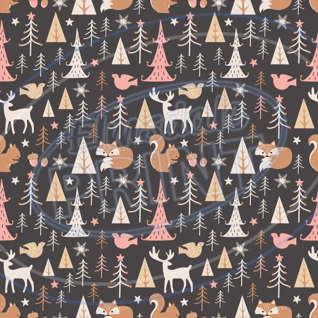 Winter Friends 003 Printed Pattern Vinyl