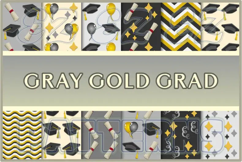 Gray Gold Grad
