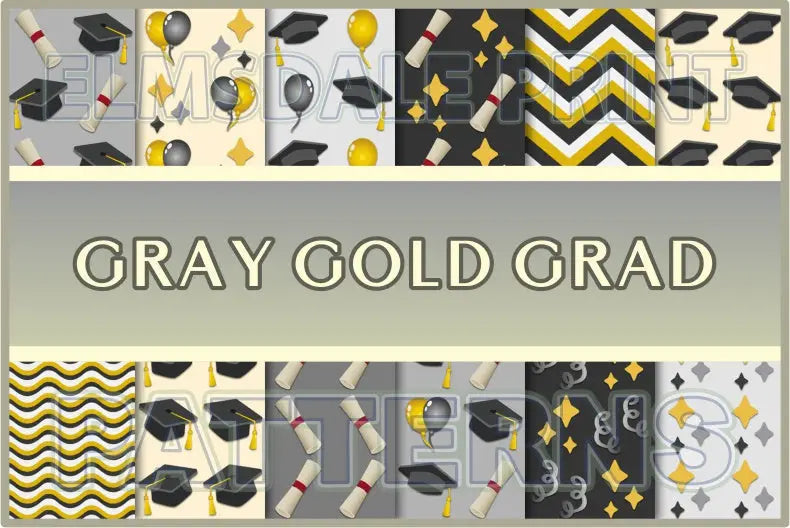 Gray Gold Grad