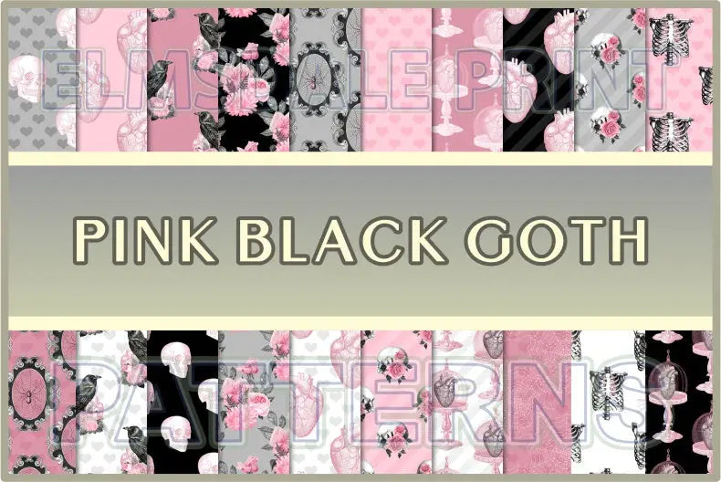Pink Black Goth