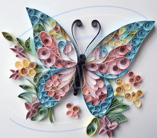 3D Butterflies 037 Printed Pattern Vinyl
