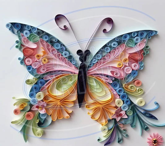 3D Butterflies 039 Printed Pattern Vinyl