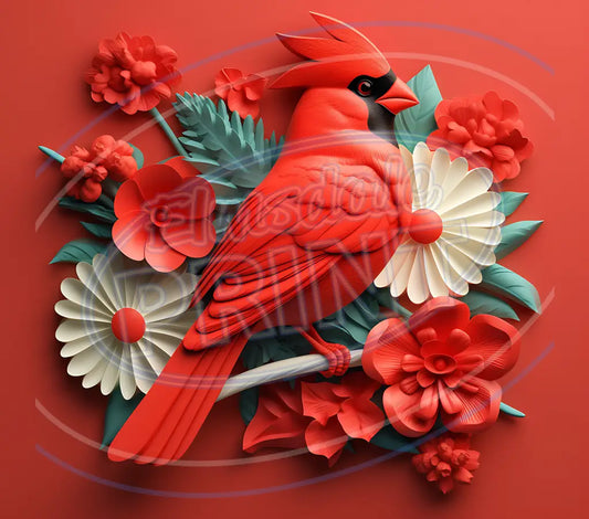 3D Cardinals 003 Printed Pattern Vinyl