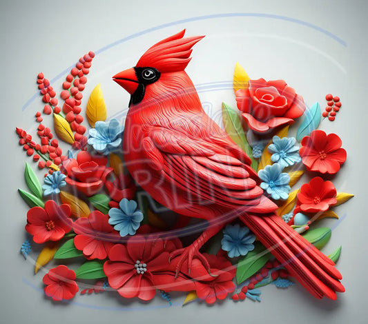 3D Cardinals 021 Printed Pattern Vinyl