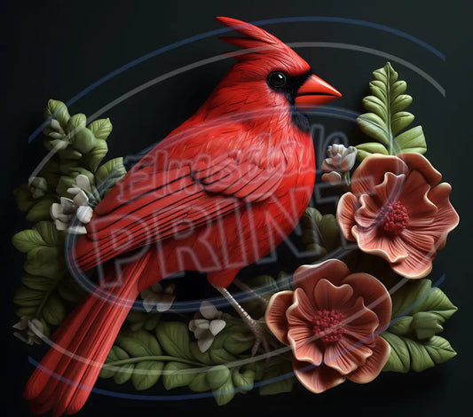 3D Cardinals 025 Printed Pattern Vinyl