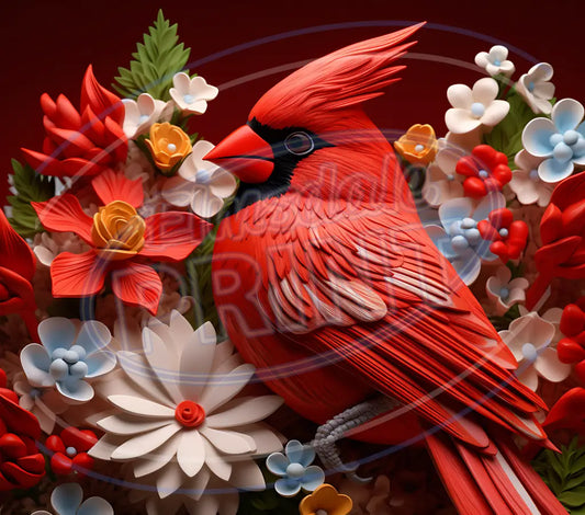 3D Cardinals 042 Printed Pattern Vinyl