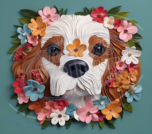 3D Dogs 008 Printed Pattern Vinyl