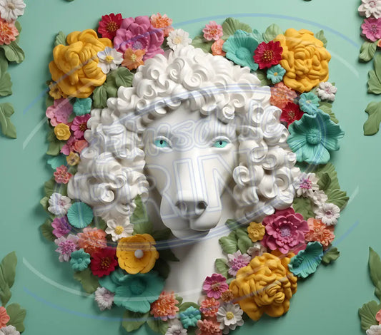 3D Dogs 022 Printed Pattern Vinyl