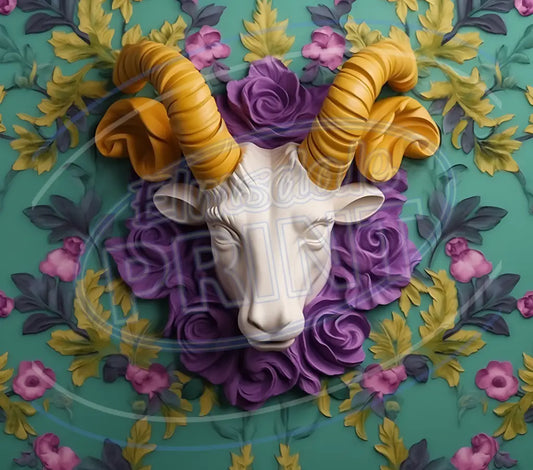 3D Farm Animals 018 Printed Pattern Vinyl