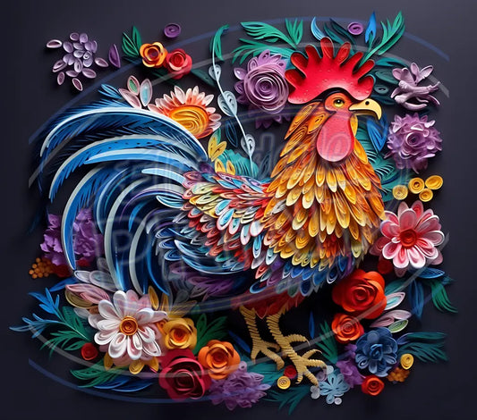 3D Farm Animals 029 Printed Pattern Vinyl