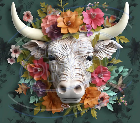 3D Highland Cows 010 Printed Pattern Vinyl