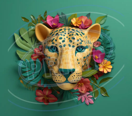 3D Safari Animals 003 Printed Pattern Vinyl