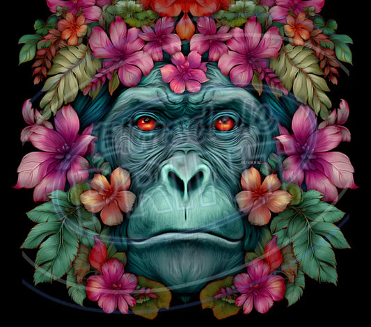 3D Safari Animals 029 Printed Pattern Vinyl