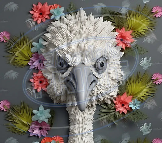 3D Safari Animals 042 Printed Pattern Vinyl