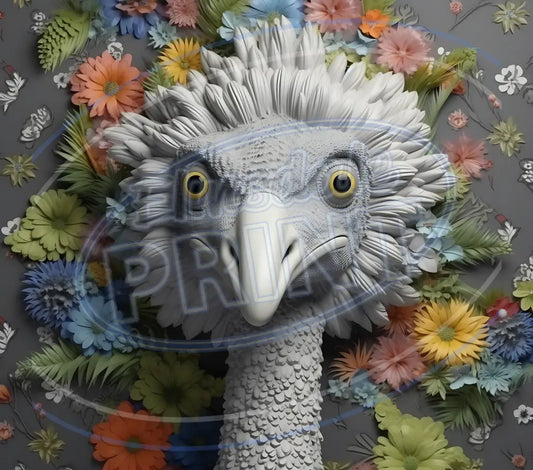 3D Safari Animals 043 Printed Pattern Vinyl