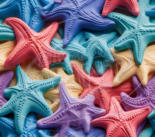 3D Starfish 011 Printed Pattern Vinyl