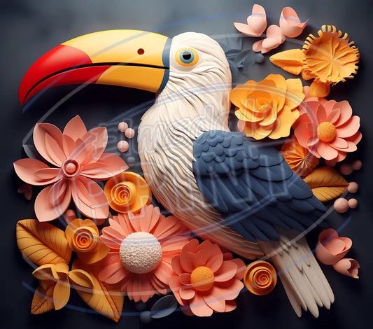 3D Toucans 003 Printed Pattern Vinyl