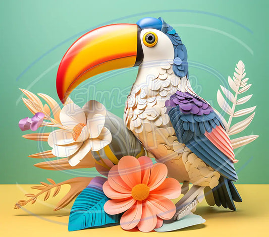 3D Toucans 007 Printed Pattern Vinyl
