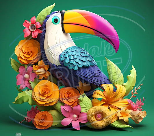 3D Toucans 009 Printed Pattern Vinyl