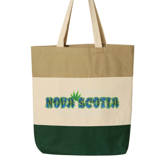 Nova Scotia Tartan Leaf: Tote Bags