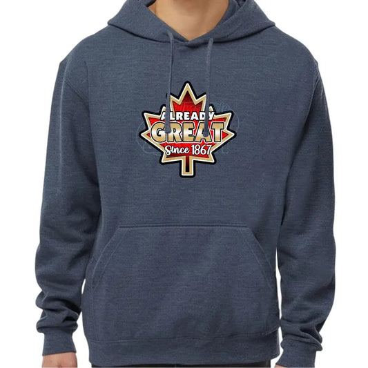 Already Great: Hoodies - Heather Navy / S